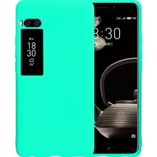 Силиконовый чехол iNavi Color Meizu Pro 7 Plus (Бирюзовый)