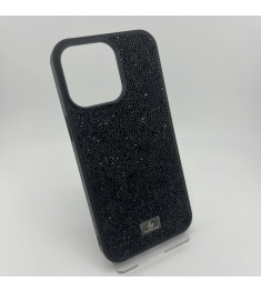 Чехол Bling World Rock Diamond iPhone 15 Pro Max (Black Titanium)