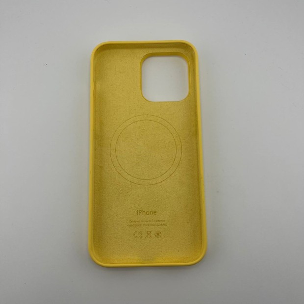 Чехол Silicone Case with MagSafe Apple iPhone 14 Pro Max (Sunglow)