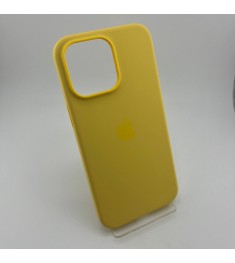 Чехол Silicone Case with MagSafe Apple iPhone 14 Pro Max (Sunglow)