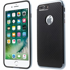 Силиконовый чехол iPaky Carbon Case Apple iPhone 7 Plus / 8 Plus (Синий)