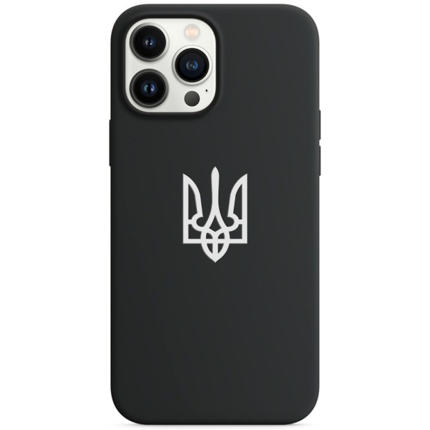 Силикон Patriot Case Apple iPhone 13 Pro Max (Black)