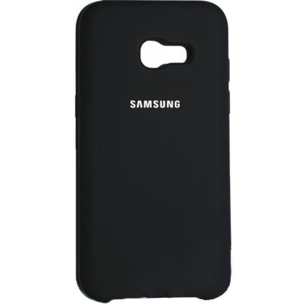 Силиконовый чехол Original Case Samsung Galaxy A7 (2017) A720 (Черный)