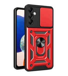 Бронь-чехол Ring Serge Armor ShutCam Case Samsung Galaxy A16 (Красный)