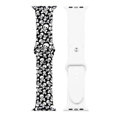 Ремешок Print Apple Watch 38 / 40 mm (Skeleton 1)