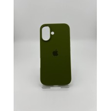 Силикон Original Round Case Apple iPhone 16 (46) Deep Green