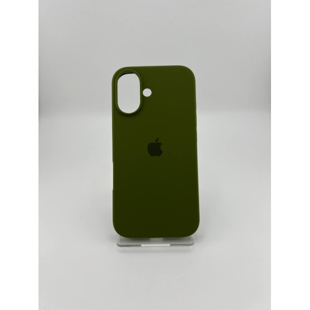 Силикон Original Round Case Apple iPhone 16 (46) Deep Green