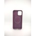 Чехол Silicone Case with MagSafe Apple iPhone 12 / 12 Pro (Plum)