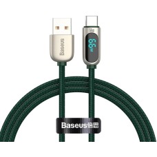 USB-кабель Baseus Display 66W (1m) (Type-C) (Зелёный) CASX020006