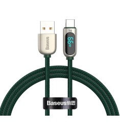USB-кабель Baseus Display 66W (1m) (Type-C) (Зелёный) CASX020006