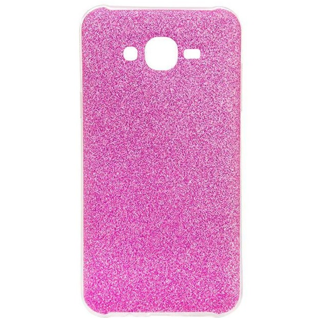 Чехол Силикон Glitter для Samsung Galaxy J7 (2015) J700 (розовый)