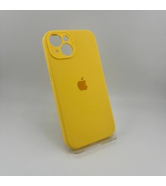 Силикон Original RoundCam Case Apple iPhone 14 (13) Yellow