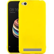 Силиконовый чехол iNavi Color Xiaomi Redmi 5a (желтый)