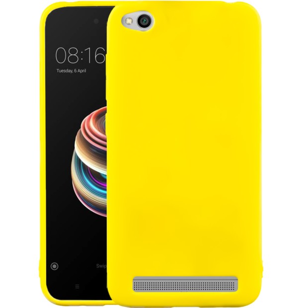 Чехол Силикон iNavi Color Xiaomi Redmi 5a (желтый)