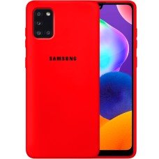 Силикон Original Case Samsung Galaxy A31 (2020) (Красный)