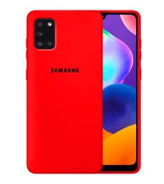 Силикон Original 360 Case Logo Samsung Galaxy A31 (2020) (Красный)