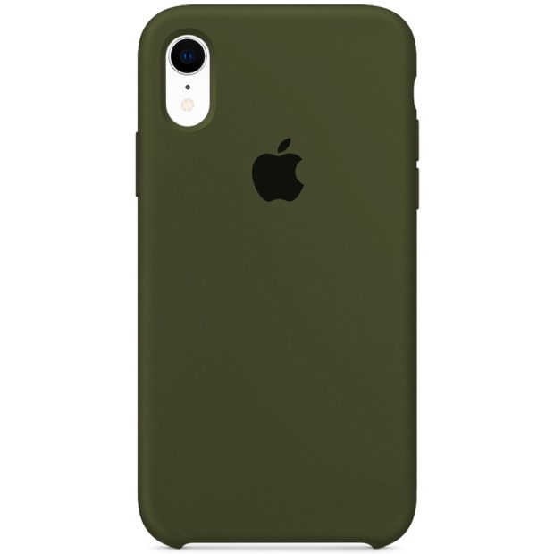 Силиконовый чехол Original Case Apple iPhone XR (46) Deep Green