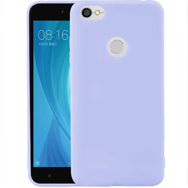 Силиконовый чехол iNavi Color Xiaomi Note 5a Pro (фиолетовый)