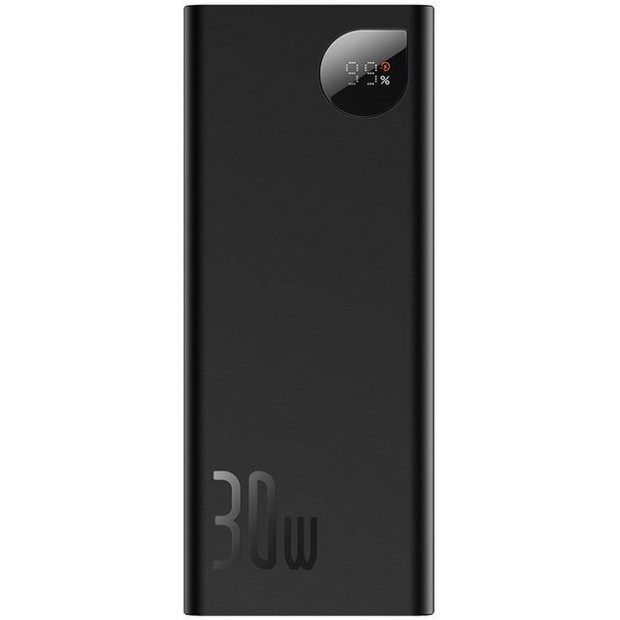 PowerBank Baseus Adaman Metal Digital Display 10000mAh 30W (Black) PPAD040101