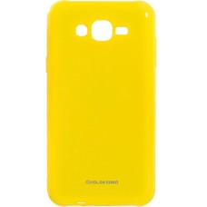 Силиконовый чехол Molan Shining Samsung Galaxy J7 (2015) J700 (Жёлтый)