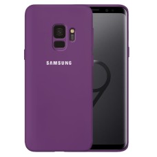 Силикон Original 360 Case Logo Samsung Galaxy S9 (Сиреневый)