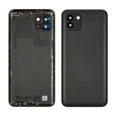 Задняя крышка для Samsung A035 Galaxy A03 Black (чёрная)