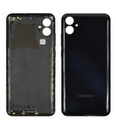 Задняя крышка для Samsung A042 Galaxy A04e Light black (чёрная)