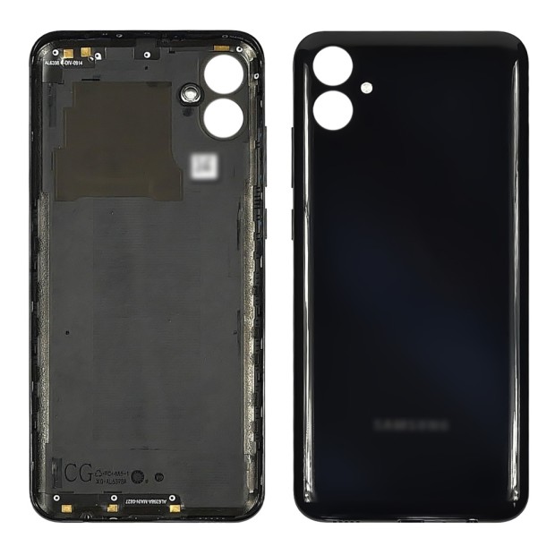 Задняя крышка для Samsung A042 Galaxy A04e Light black (чёрная)