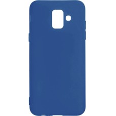 Силиконовый чехол iNavi Color Samsung Galaxy A6 (2018) A600 (темно-синий)