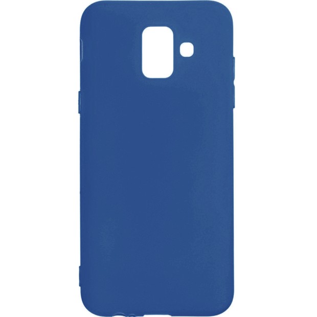 Силиконовый чехол iNavi Color Samsung Galaxy A6 (2018) A600 (темно-синий)