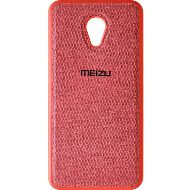 Силікон Textile Meizu M5 (Червоний)