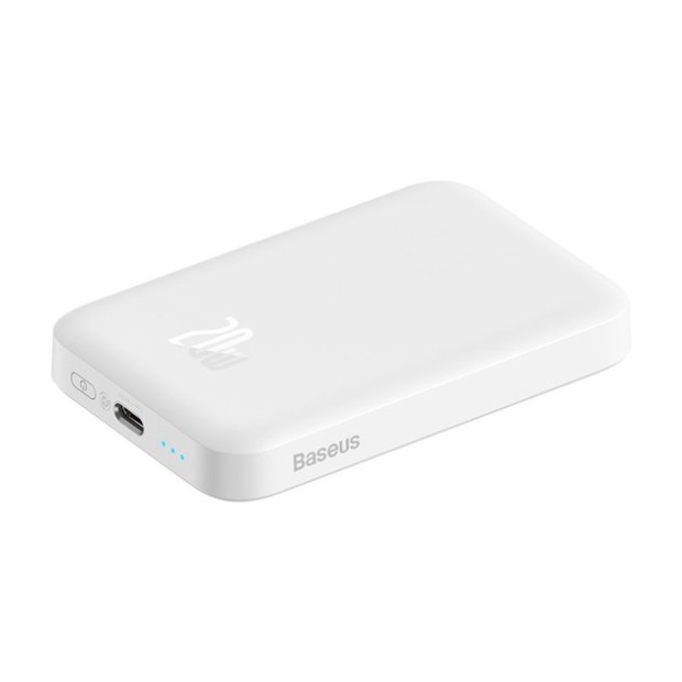 Беспроводной аккумулятор Baseus Magnetic Mini 20W 6000mAh (White)