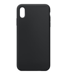 Силиконовый чехол Graphite Apple iPhone XS Max (черный)
