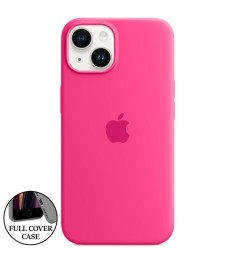 Силикон Original Round Case Apple iPhone 14 (60) Fuchsia