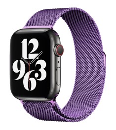 Ремешок Milanese Loop Apple Watch 42 / 44 mm (Violet)