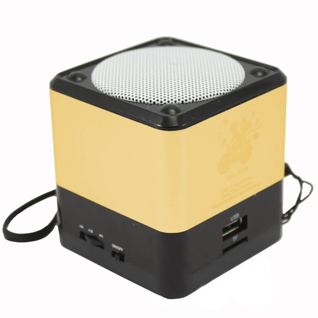 Колонка Music Mini Speaker Bluetooth QC-16 (Золотой)