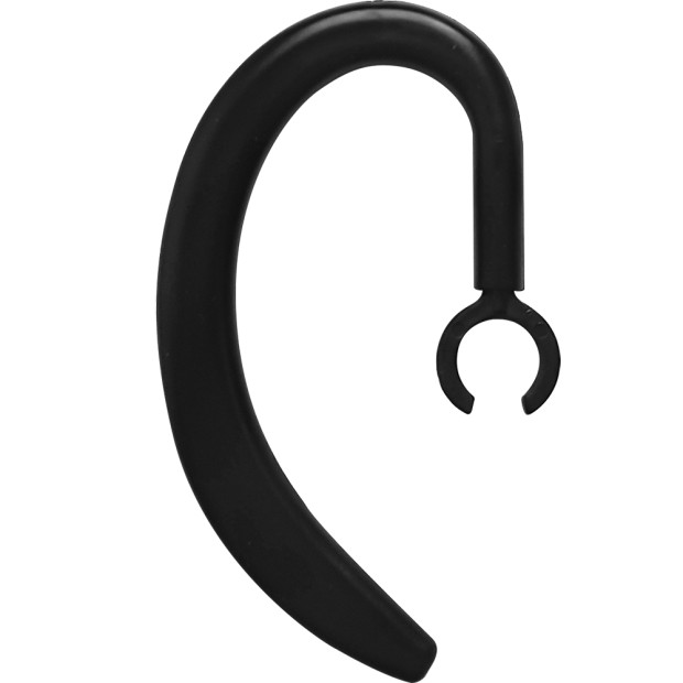 Дужка заушная силиконово-пластиковая для Bluetooth-гарнитуры (8мм) (чёрная)