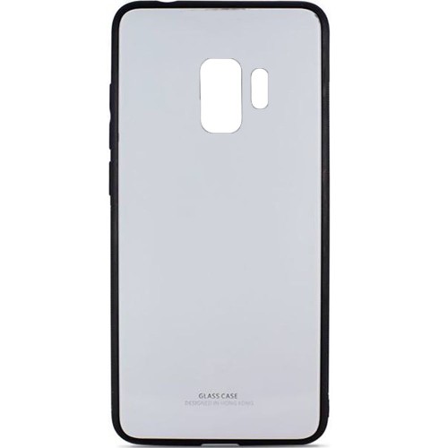 Накладка Glass Case Samsung Galaxy S9 Plus (белый)