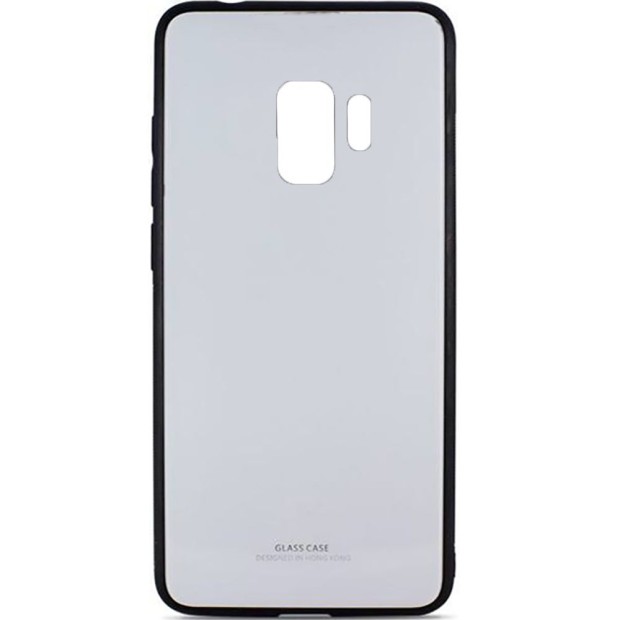 Накладка Glass Case Samsung Galaxy S9 Plus (белый)