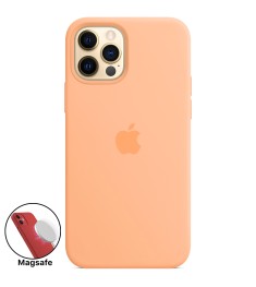 Силикон Original MagSafe Case Apple iPhone 12 / 12 Pro (Cantaloupe)