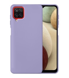 Силикон Original 360 Case Samsung Galaxy A12 (2020) (Фиалковый)