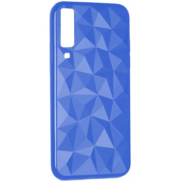 Силиконовый чехол Prism Case Samsung Galaxy A7 (2018) A750 (синий)