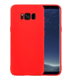 Силиконовый чехол iNavi Color Samsung Galaxy S8 Plus (Красный)
