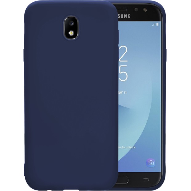 Чехол Силикон iNavi Color для Samsung Galaxy J5 (2017) J530 (тёмно-синий)