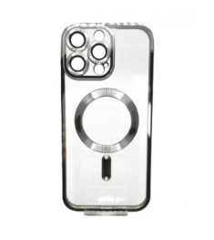 Чехол UMKU Shining with MagSafe Apple iPhone 16 Pro (Silver)