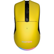 Мышь беспроводная Hator Pulsar 2 Pro (Yellow) (HTM-532)