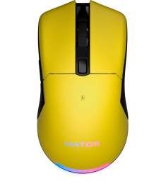 Мышь беспроводная Hator Pulsar 2 Pro (Yellow) (HTM-532)