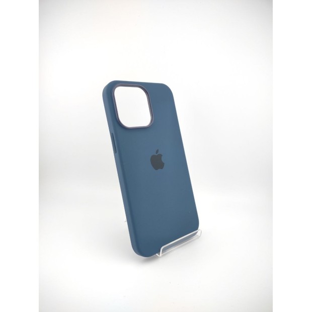 Чехол Silicone Case with MagSafe Apple iPhone 14 Pro Max (Storm Blue)