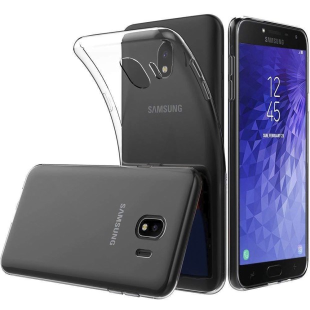 Силиконовый чехол WS Samsung Galaxy J4 (2018) J400 (прозрачный)