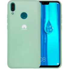Силикон Original 360 Case Logo Huawei Y9 (2019) (Бирюзовый)